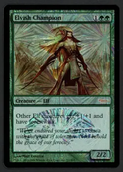 ***FOIL Elvish Champion JSS Promo*** MTG Promo Magic Kid Icarus - Image 1