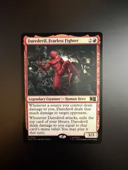 MTG Marvel Super Heroes English Daredevil, Fearless Fighter 0685 Foil - Image 1