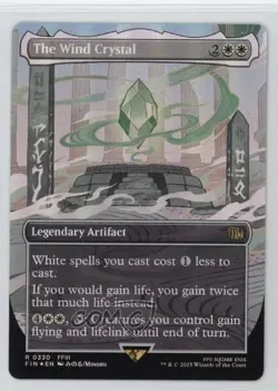 The Wind Crystal (Borderless) Foil Magic: Final Fantasy FIN #0330 - Image 1