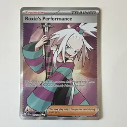 Roxie's Performance - 112/086 - ME04: Chaos Rising Full Art Holo EN - Image 1