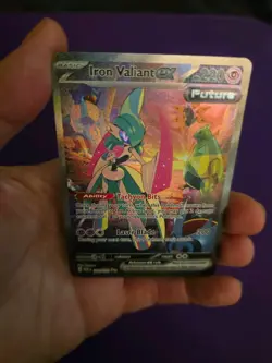 Iron Valiant ex 249/182 Pokemon SV04: Paradox Rift Special Illustration Rare - Image 4