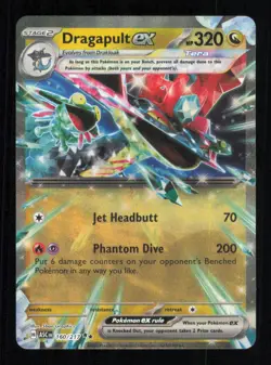 DRAGAPULT EX 160/217 HOLO ASCENDED HEROES POKEMON NEAR MINT - Image 1
