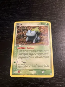 Pokemon TCG Ditto Card Bulbasaur, Delta Species, 36/113 - Image 1
