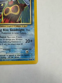 Pokemon Jynx 31/64 Neo Revelation Unlimited Regular Uncommon Basic 60 HP English - Image 4