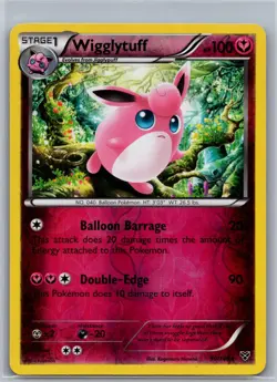 Wigglytuff 90/146 Rare XY Pokemon Reverse Holo LP - Image 1