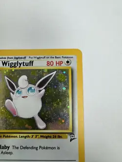 Pokemon Wigglytuff 19/130 Base Set 2 Holo Rare Stage 1 80 HP English 2000 - Image 5