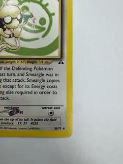 Pokemon Smeargle 30/75 Neo Discovery Rare Basic 50 HP English 2001 - Image 4