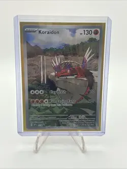 Pokemon Koraidon SVP014 Black Star Promo Full Art Scarlet Violet NM - Image 1