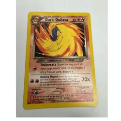Pokemon Dark Quilava 39/105 Neo Destiny Uncommon 60 HP English 2000 - Image 1