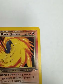 Pokemon Dark Quilava 39/105 Neo Destiny Uncommon 60 HP English 2000 - Image 5