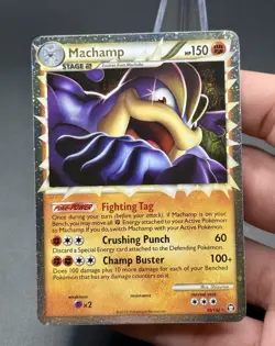 Pokemon TCG Machamp Prime 95/102 Triumphant Holo Rare Near Mint FAST SHIPPING - Image 1