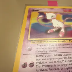 Mew 08/53 Wotc Promo 1999 Non-Holo Ken Sugimori 50 HP English Pokemon TCG MP - Image 3