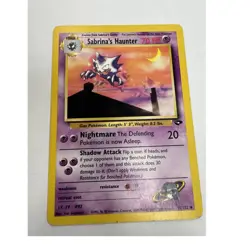 Sabrina's Haunter 55/132 Gym Challenge Unlimited Regular Uncommon 70 HP English - Image 1