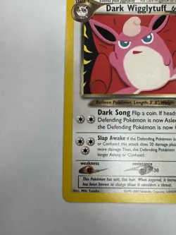 Pokemon Dark Wigglytuff 40/105 Neo Destiny Regular Uncommon 60 HP English - Image 3