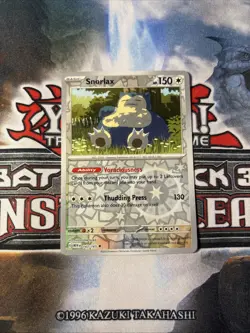 Pokemon Reverse Holo Snorlax SV: Scarlet & Violet 151 143/165 NM - Image 1
