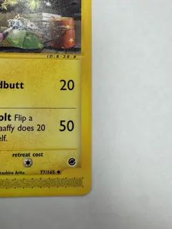 The Pokemon Company Flaaffy 077/165 Expedition Base Set Uncommon Stage 1 80 HP - Image 4