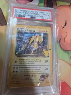 PSA 10 | Pokemon Celebrations Rocket's Zapdos Holo Classic Collection 15/132 - Image 2