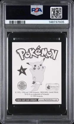 PSA 6 EX 1999 MERLIN POKEMON 6 CHARIZARD - Image 2