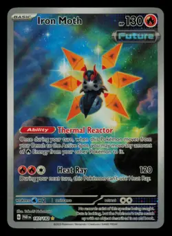 Iron Moth 187/182 Illustration Rare Paradox Rift Pokemon Near Mint - Image 1