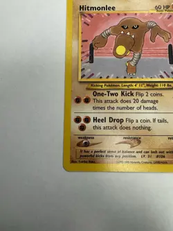 The Pokemon Company Hitmonlee 42/105 Neo Destiny Unlimited Uncommon Basic 60 HP - Image 3