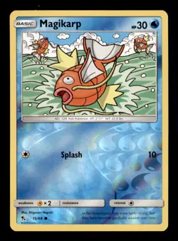 Magikarp 15/68 Common Hidden Fates Pokemon Reverse Holo Near Mint - Image 1