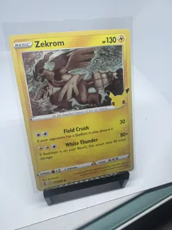 #010/025 Zekrom Holo Rare - Pokemon TCG Celebrations 25th Anniversary 2021 - NM - Image 3