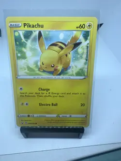 Pikachu (065/202) Common NM SWSH01 SWSH01: Sword & Shield Base Set Pokemon TCG - Image 1