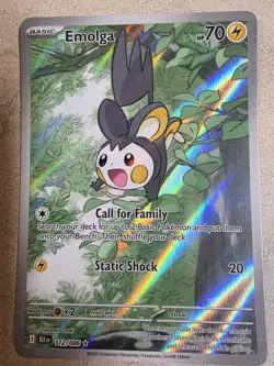 The Pokemon Company Emolga Sv: Black Bolt 112/086 Holo Rare 70HP EN - Image 2