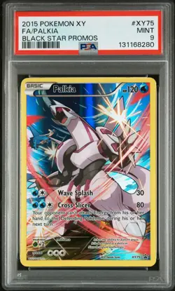 2015 POKEMON BLACK STAR PROMO PALKIA #XY75 PSA 9 MINT #131168280 - Image 1