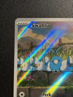 Pokemon Swablu 213/182 Illustrator Rare Paradox Rift Mint Condition - Image 2