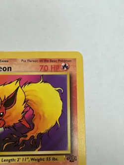 The Pokemon Company Flareon 19/64 Jungle Unlimited Rare Stage 1 70 HP Regular - Image 5