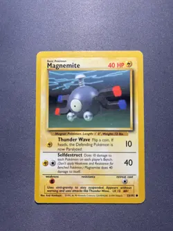 Pokemon TCG Magnemite Unlimited 53/102 Regular 1999-2000 Wizards Base Set - Image 5