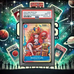 Monkey D. Luffy #043 2024 One Piece Promos | 2nd Ann Tournament Participation - Image 2