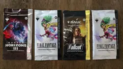 MTG Magic the Gathering Collector Booster 2-CARD SAMPLE Packs x4 FF PIP MH3 - Image 1