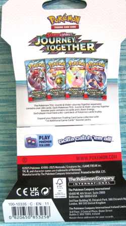 Journey Together Scarlet & Violet Booster Packs 2 New/Factory Sealed 22 cards - Image 5