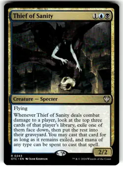 Thief of Sanity Commander: Outlaws of Thunder Junction Regular MTG - Image 1