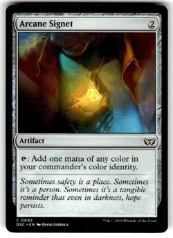 Arcane Signet Commander: Duskmourn: House of Horror Regular MTG - Image 1