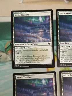 MTG Arctic Treeline x4 Kaldheim Common NM Playset - Image 2
