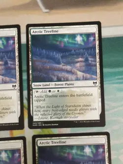 MTG Arctic Treeline x4 Kaldheim Common NM Playset - Image 3