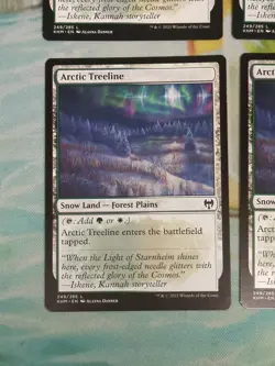MTG Arctic Treeline x4 Kaldheim Common NM Playset - Image 5