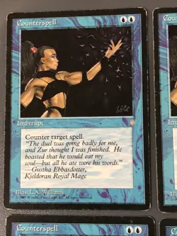 Counterspell X4 Ice Age Various Cond See Pics Front/back - Image 4