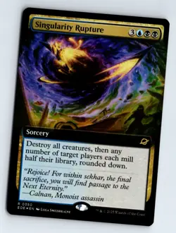 Singularity Rupture (Extended Art) - Edge of Eternities - FOIL - Image 1