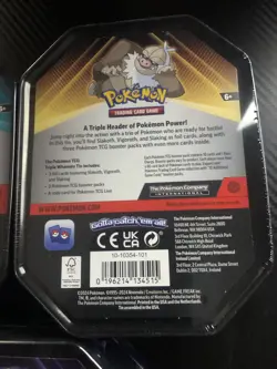 3 x Triple Whammy Collector Sealed Tins Complete Tin Set Pokemon TCG 2024 - Image 4