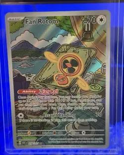 Fan Rotom 250/217 Illustration Rare Mega Evolution: Ascended Heroes Pokemon TCG - Image 1