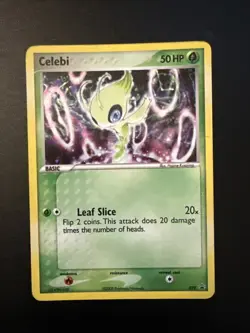 Celebi 2005 Pokemon Nintendo Black Star Promo Cosmos Holo #029 - LP/MP - Image 1