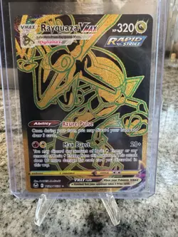 Pokemon TCG Rayquaza VMAX Holo Ultra Rare Card TG29/TG30 - Image 1
