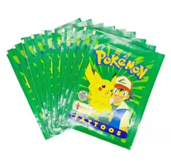 1999 Topps Merlin Pokemon Tattoo Box - 50 Packs - Image 2