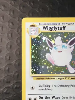 Wigglytuff 19/130 Base Set 2 Holo Rare WoTC Pokemon 1999 MP - Image 3
