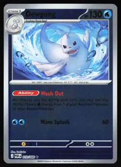 Dewgong 019/088 Rare Perfect Order Pokemon Reverse Holo Near Mint - Image 1