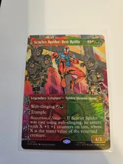 Scarlet Spider, Ben Reilly Borderless FOIL 0214 MTG SPM Nm/M *ON HAND* - Image 1